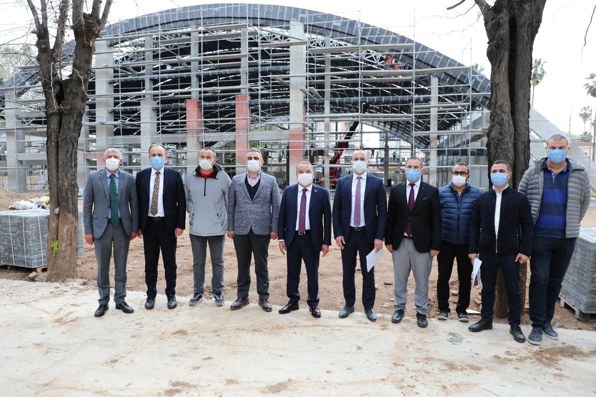 Başkan B&ouml;cek Karaalioğlu Kent Yaşam Parkı Projesi&rsquo;ni inceledi