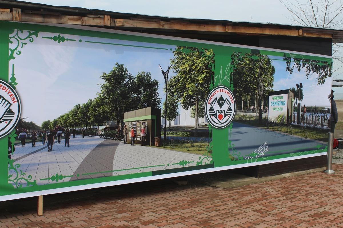 Giresun&rsquo;da plajlar b&ouml;lgesi projesinde ilk kazma vuruldu