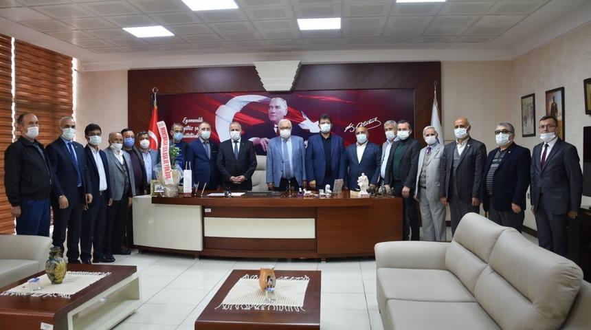 Muhtarlar, Başkan Posbıyık ile g&ouml;r&uuml;şt&uuml;