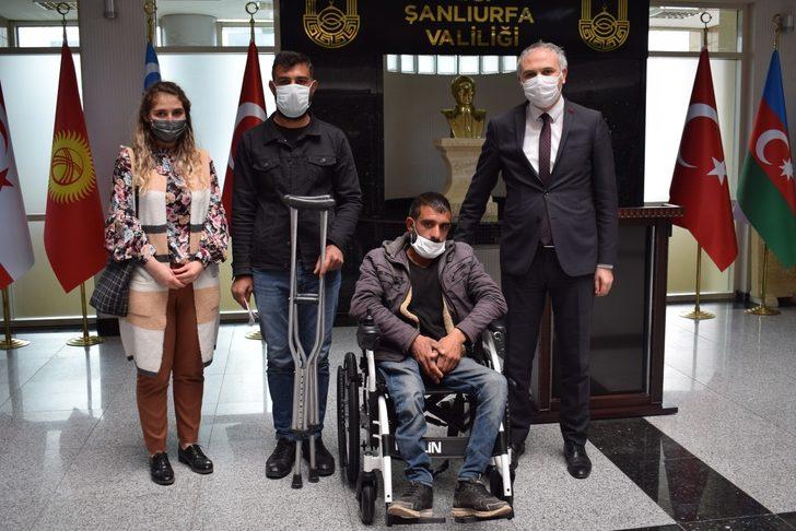 Şanlıurfa valisi iki engellinin hayatını kolaylaştırdı G2
