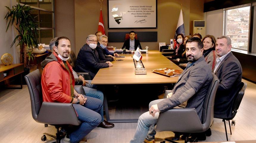 İmece-Der kurucuları Başkan Günel ile görüştü