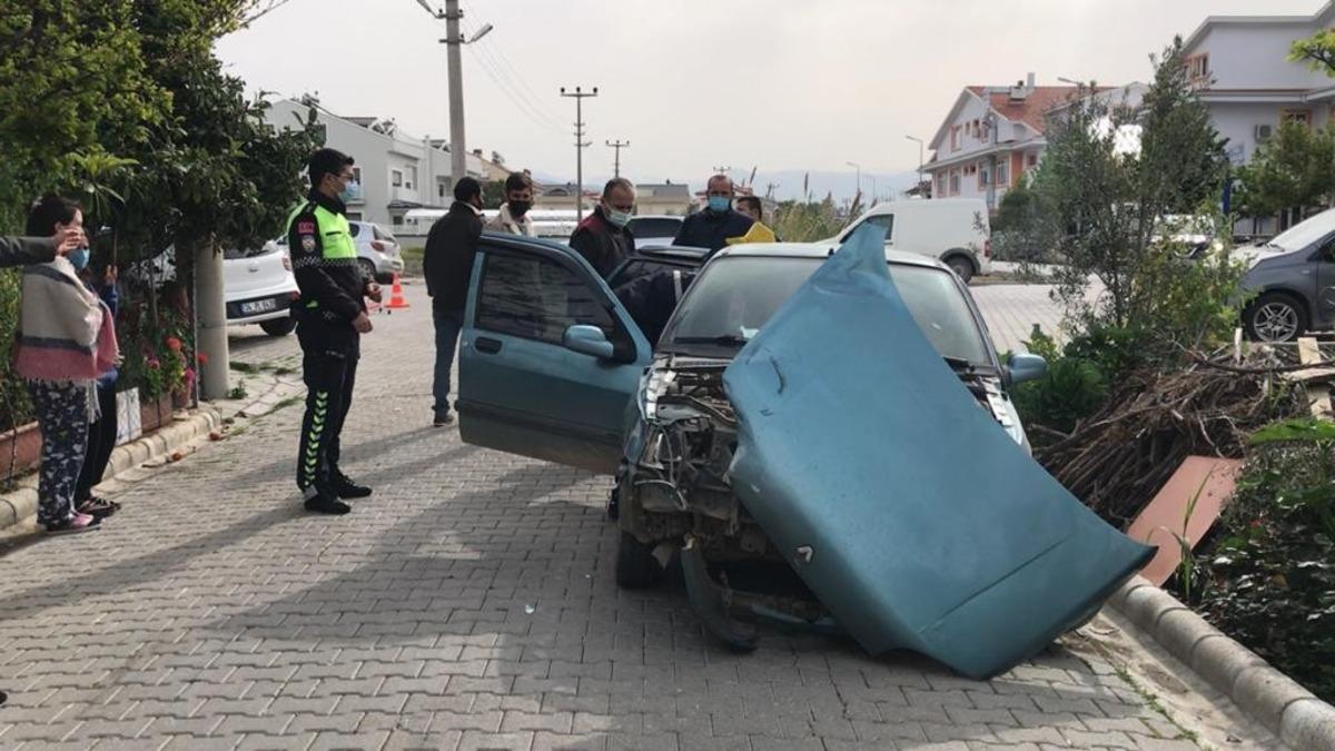 Fethiye&rsquo;de trafik kazası: 2 yaralı
