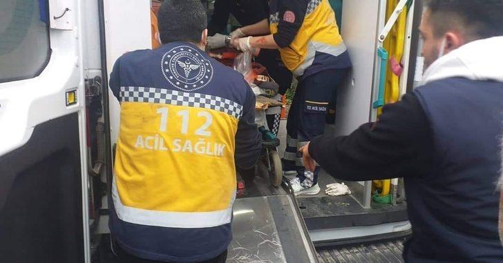 Kontrolden çıkan pat patın altında kalan sürücü yaralandı G2