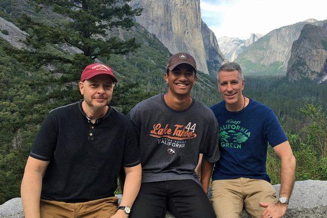 Pete, Kevin ve Danny 2019'da Yosemite Ulusal Parkı'nda