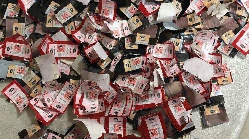 Sivas&rsquo;ta bin 180 adet sigara bandrol&uuml; ele ge&ccedil;irildi