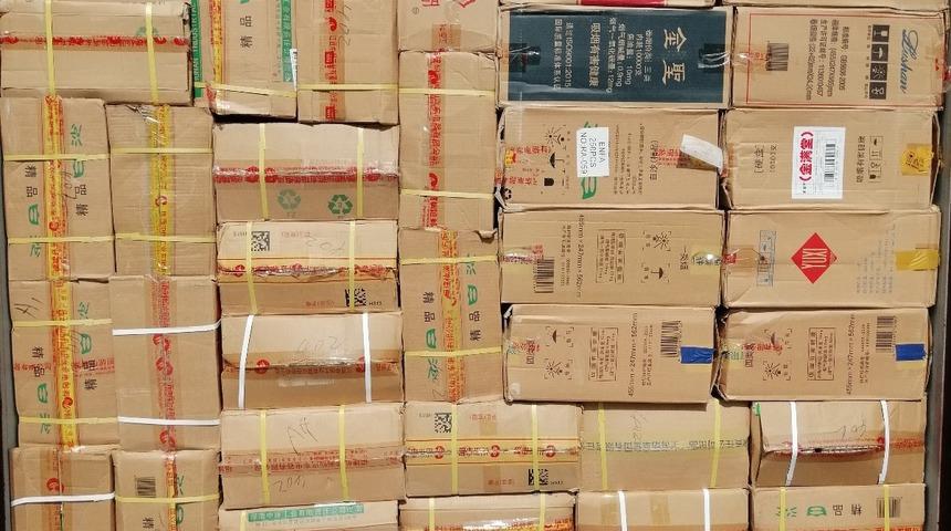 Kocaeli&rsquo;de limanda 15 milyon liralık ka&ccedil;ak eşya ele ge&ccedil;irildi