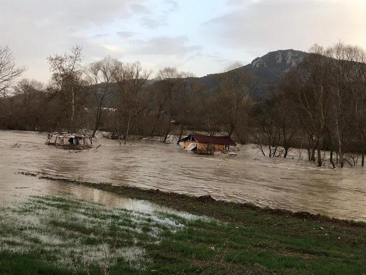 Göksu nehri taştı, tarım arazileri su altında kaldı G5