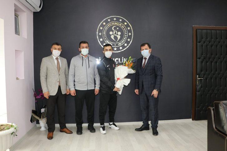 Avrupa ikincisi Şahin’den Kabakcı’ya ziyaret G2