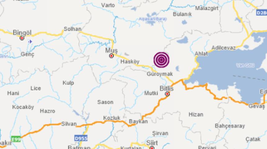 Son Dakika: AFAD duyurdu! Muş'ta 4.2 b&uuml;y&uuml;kl&uuml;ğ&uuml;nde deprem