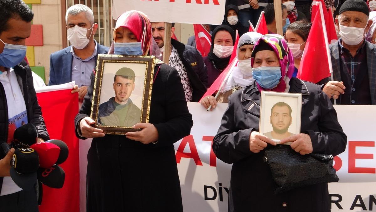 Y&uuml;reği yanık 2 aile daha HDP &ouml;n&uuml;ndeki evlat n&ouml;beti eylemine katıldı