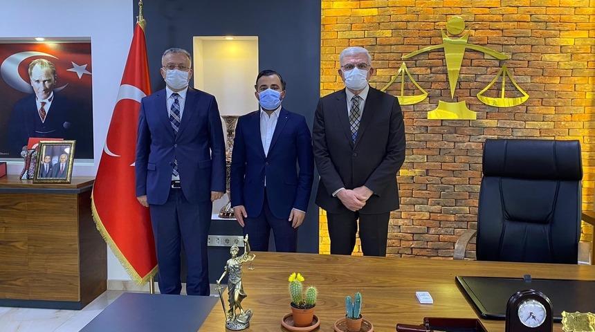 Rektör Levent’ten Erzincan Barosuna ziyaret