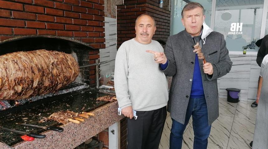 Tanju Çolak, Oltu Cağ kebabının tadına hayran kaldı