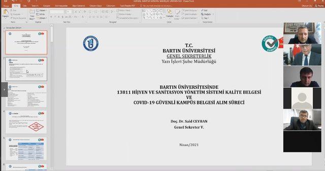 Bartın Üniversitesi “Güvenli Kampüs Belgesi”nin yaygınlaştırılmasına destek oluyor