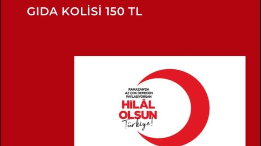 Kızılay&rsquo;dan Ramazan ayı i&ccedil;in &ccedil;ağrı