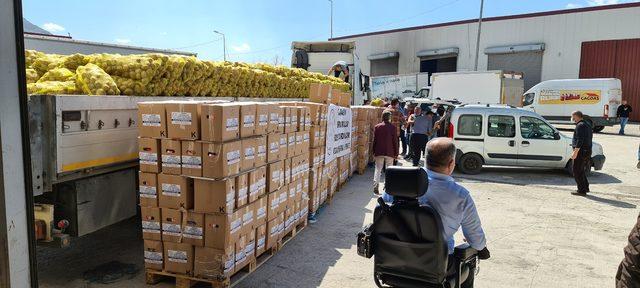 Erzurumlular Derneği’nden ramazan öncesi 750 adet yardım kolisi