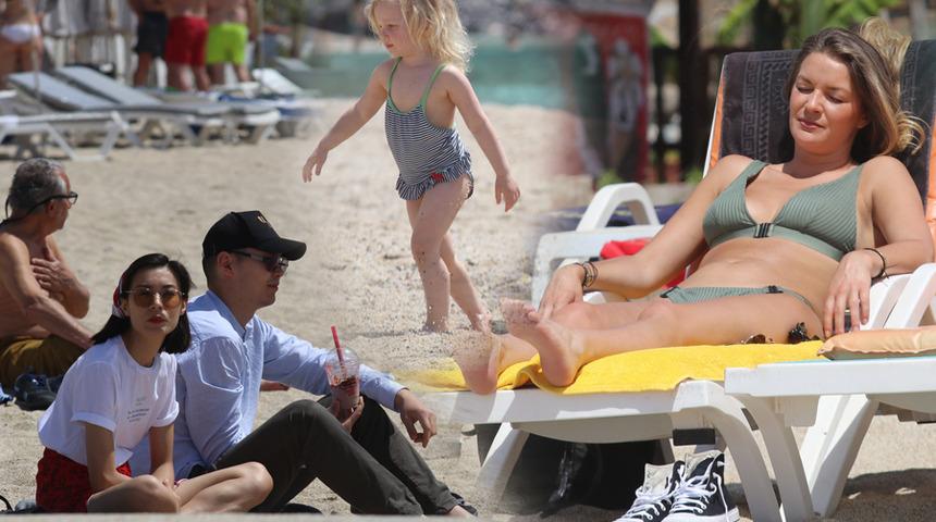 Yazı aratmayan görüntüler! Güneşi gören plajlara akın etti