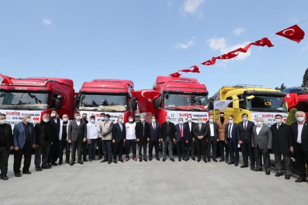 Gebze&rsquo;den Suriye&rsquo;ye yardım eli