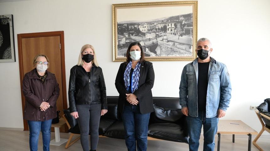 Başkan &Ccedil;er&ccedil;ioğlu hayvanseverleri makamında ağırladı