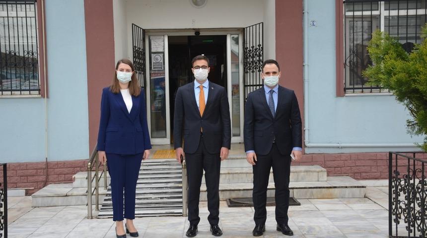 Balya ve İvrindi Kaymakamları Manyas&rsquo;ta