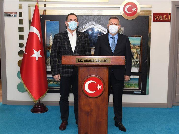 Bosna Hersek Güvenlik Bakanı Cikotic, Adana Valisi Elban'ı ziyaret etti G2