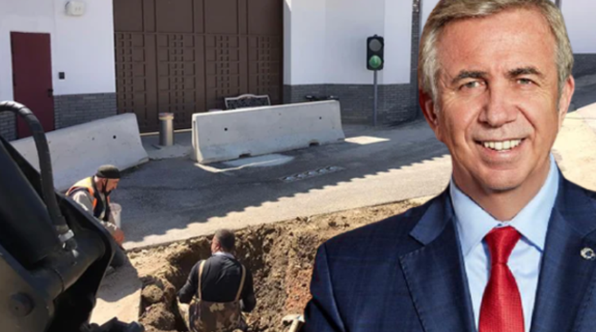 Mansur Yavaş'tan Çin Büyükelçiliği önünde 'kayıp-kaçak' kazısı