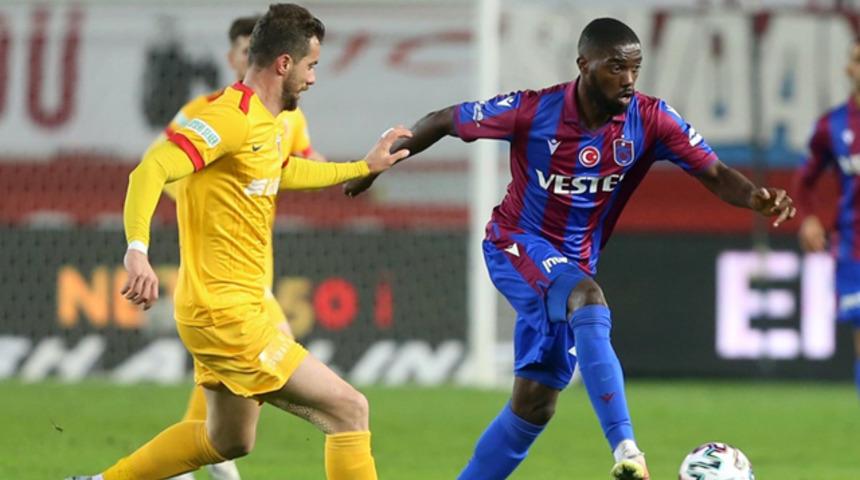 Trabzonspor'da forvetler etki edemedi