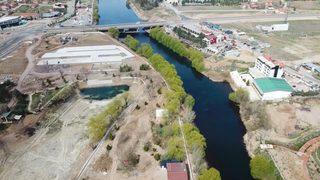 Kızılırmak nehri üzerine 67 milyon liralık ’Millet Bahçesi’ inşa ediliyor