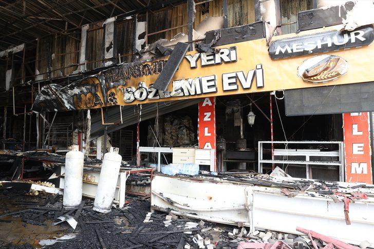 Çevre ve Şehircilik Bakanı Kurum, Kızılcahamam'da iş yerlerinin yandığı alanda incelemede bulundu: G4