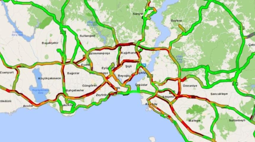 Son Dakika: İstanbul'da trafik durumu! Yoğunluk yaşanıyor