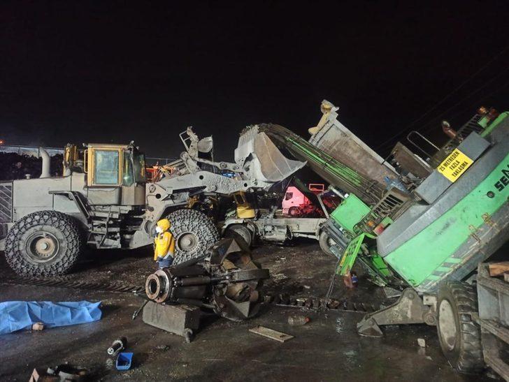 Bartın'da demir çelik fabrikasında üzerine vinç devrilen kamyonun sürücüsü öldü G1