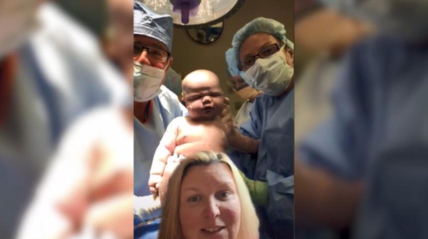 ABD'li TikTok kullanıcısı sıra dışı doğum hikayesiyle viral oldu