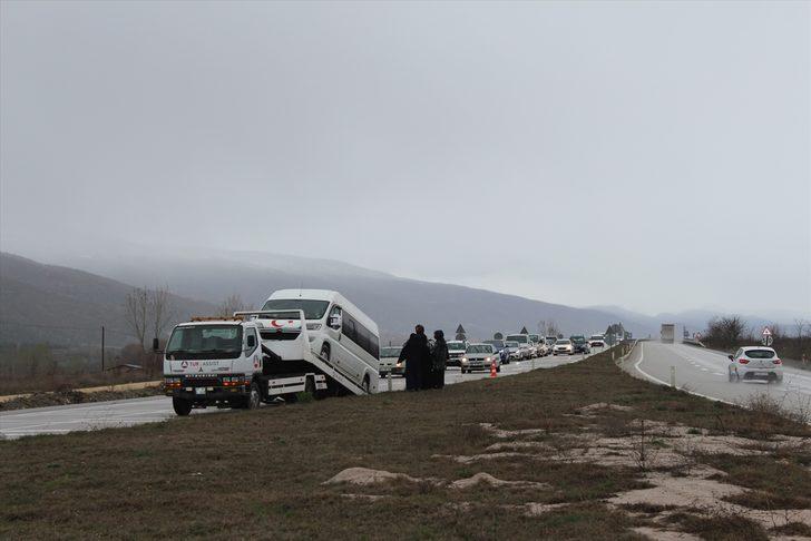 Kastamonu'da 7 aracın karıştığı trafik kazasında 1 kişi yaralandı G2