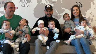 Alişan 10 çocuklu Galip Öztürk’ü ziyaret etti