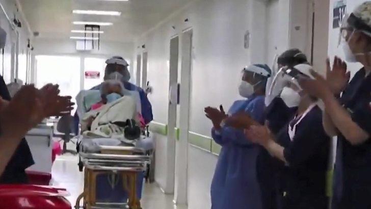 Koronayı ikinci kez yenen 104 yaşındaki kadın taburcu oldu G1