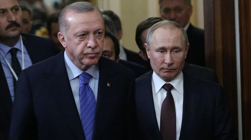 Putin Erdoğan'la g&ouml;r&uuml;şmesinde 'Montr&ouml; S&ouml;zleşmesi'nin korunması' &ccedil;ağrısı yaptı