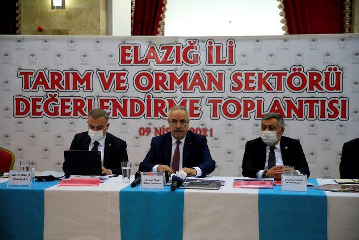 Bakan Yardımcısı Tunç, Elazığ'da Tarım ve Orman Sektörü Değerlendirme Toplantısı'nda konuştu: G1