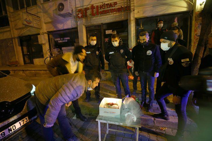 Kırklareli'nde kavga ihbarına giden polis ekiplerine sürpriz kutlama G1