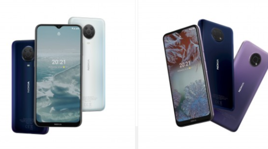 Giriş seviyesi Nokia G20 ve G10 ortaya çıktı