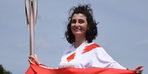 Türk kızı Durna olimpiyat meşalesini taşıdı