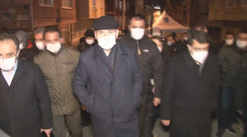 Bakan Soylu ve Vali Şahin Ankara’da Açelya apartmanı yıkım çalışmalarını inceledi