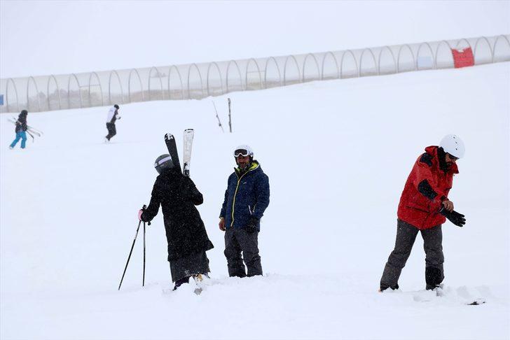 Erciyes'te kar kalınlığı 110 santimetre ölçüldü G2
