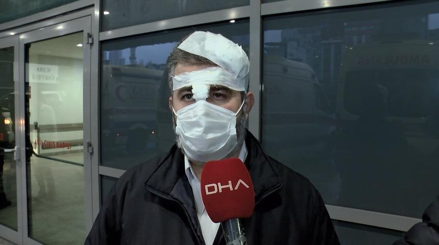 Sarıyer'de İETT şof&ouml;r&uuml;ne mermerli saldırı