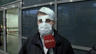 Sarıyer'de İETT şoförüne mermerli saldırı