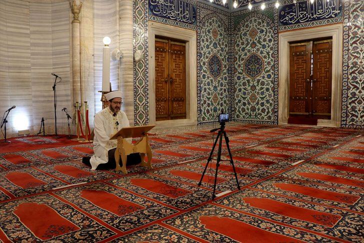 Selimiye Camisi'ndeki mukabeleler salgın tedbirleri kapsamında canlı yayınla takip edilecek G2