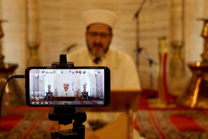 Selimiye Camisi'ndeki mukabeleler salgın tedbirleri kapsamında canlı yayınla takip edilecek G3