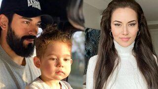 Burak Özçivit ve Fahriye Evcen'den Karan paylaşımı! 'Ah kalbim…'