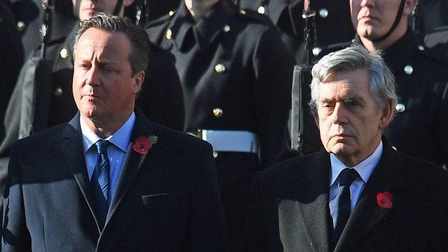 David Cameron ve Gordon Brtown