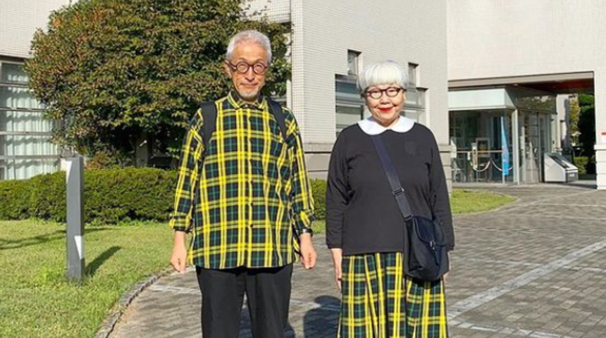 41 yıldır benzer kıyafetlerle dolaşıyorlar! Aşkı kıyafetlerinde yaşatan Japon çift sosyal medyanın gündemine geldi