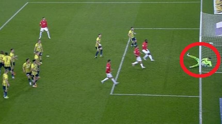 Fenerbahçe-Gaziantep FK maçında ilginç gol!