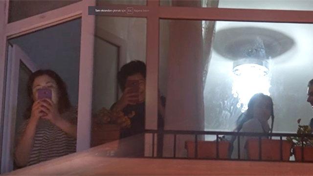 Ümraniye'de şaşırtan görüntüler! Vatandaşlar sahura Hacivat ve Karagöz ile uyandı